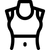 Bust measurement icon