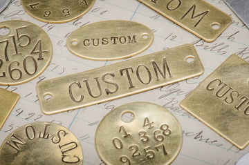 Custom Metal Brass Tag