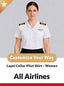 2 Shirt COMBO - Women’s Tailored Lapel Collar Pilot Shirt – Short Sleeve