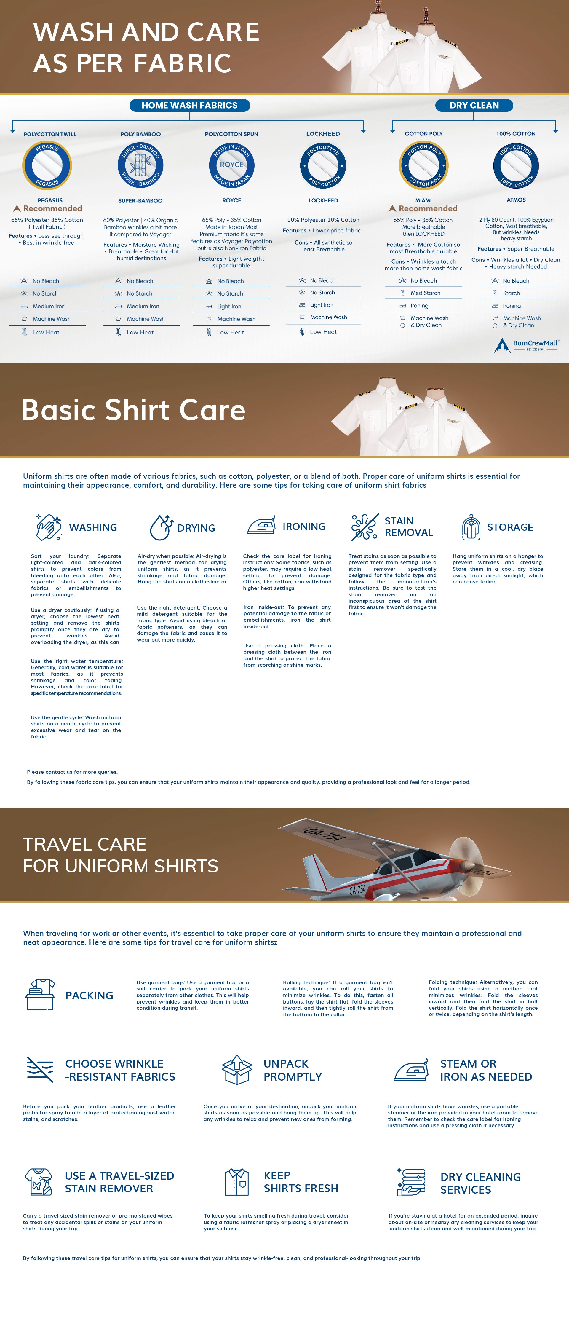 wash and care fabric guide