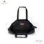Open inside image of black KELLY LEATHER CORDURA SHOPPING BAG. It is spacious.