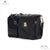 Side image of black collapsible purse merce tote