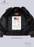 Inside image of  BROWN UNIFORM LEATHER JACKETS for WOMEN. A US air force blood Chit is sewed inside it.