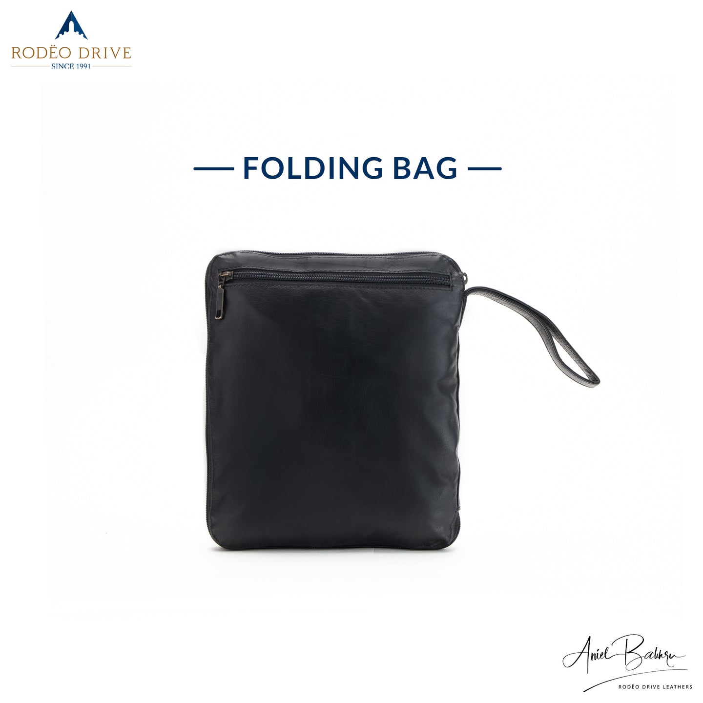Front view image of  black COLLAPSIBLE BACKUP CHECKIN BAG