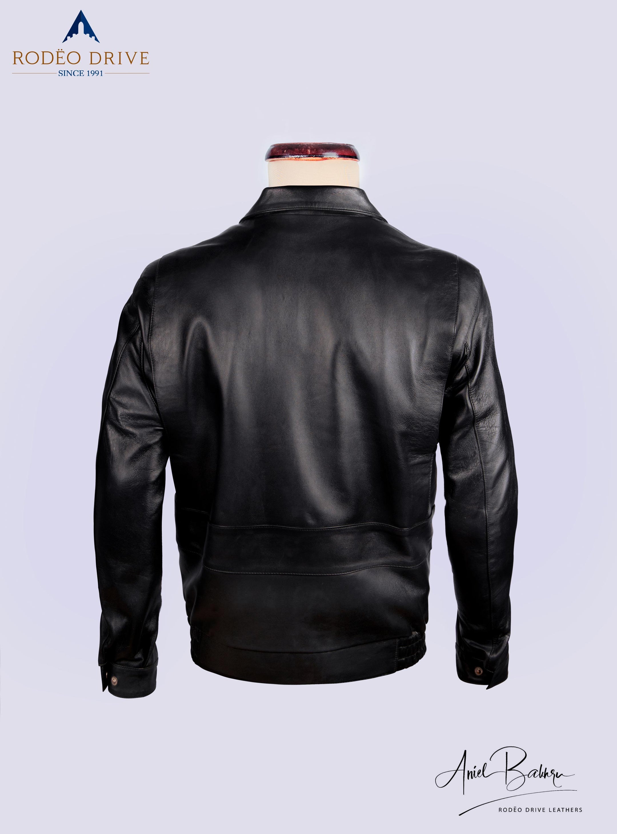 Back side image of FedEx UNIFORM LEATHER JACKETS WOMEN