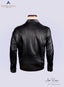 Back side image of FedEx UNIFORM LEATHER JACKETS WOMEN