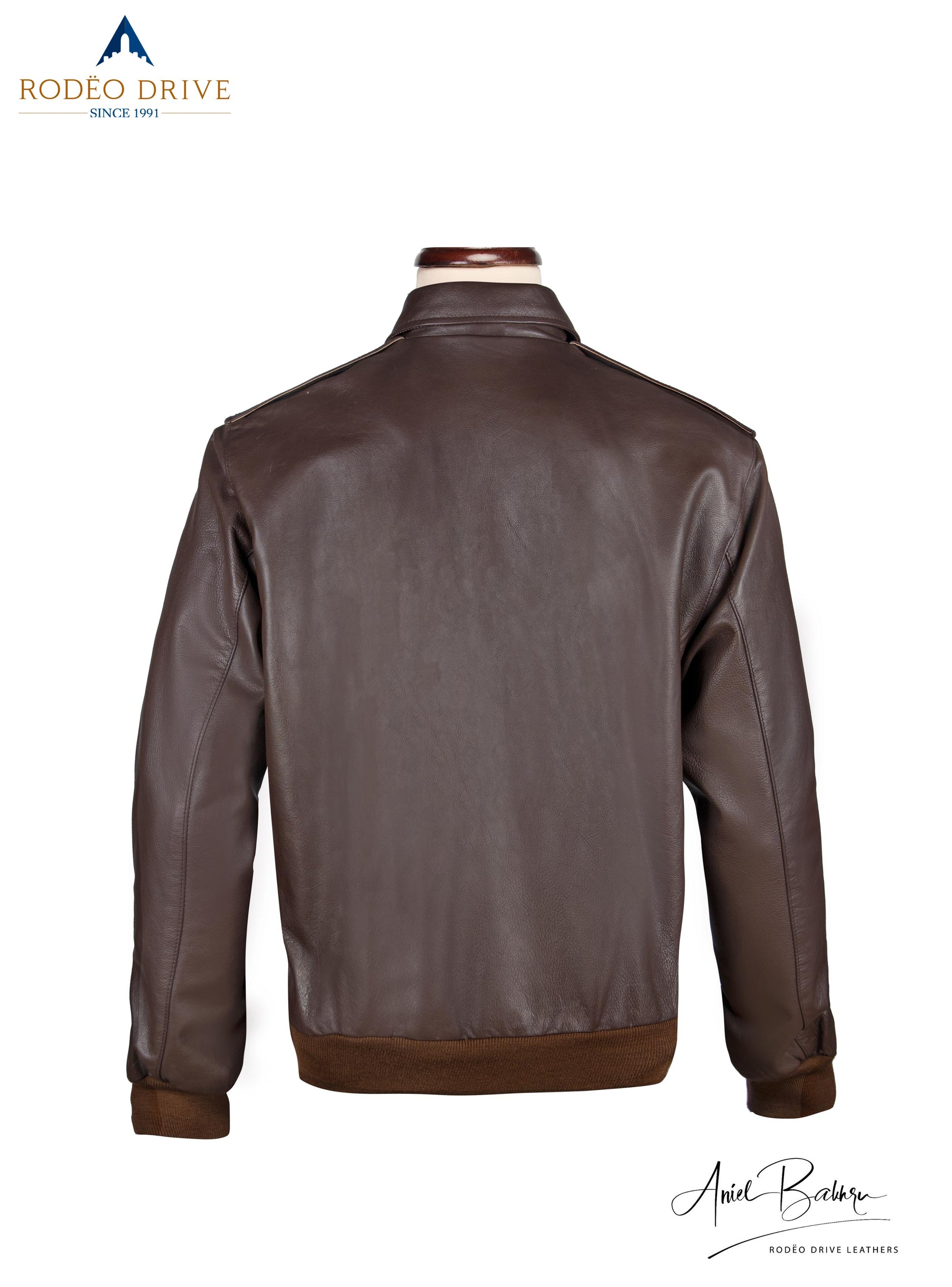 Back side image of AIRFORCE BOMBER JACKET