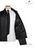 Inside pocket image of Black leather Jacket. A pocket inside can be used for keeping passport. It is stylish way to wear jacket.