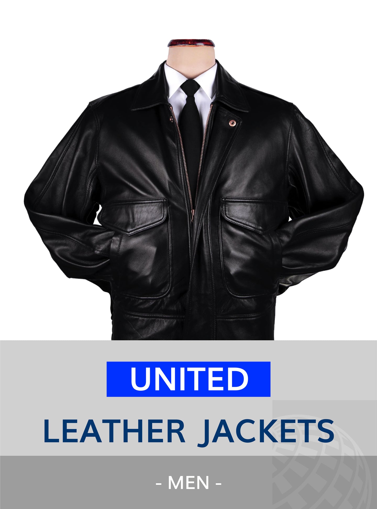 United Leather Jacket for men