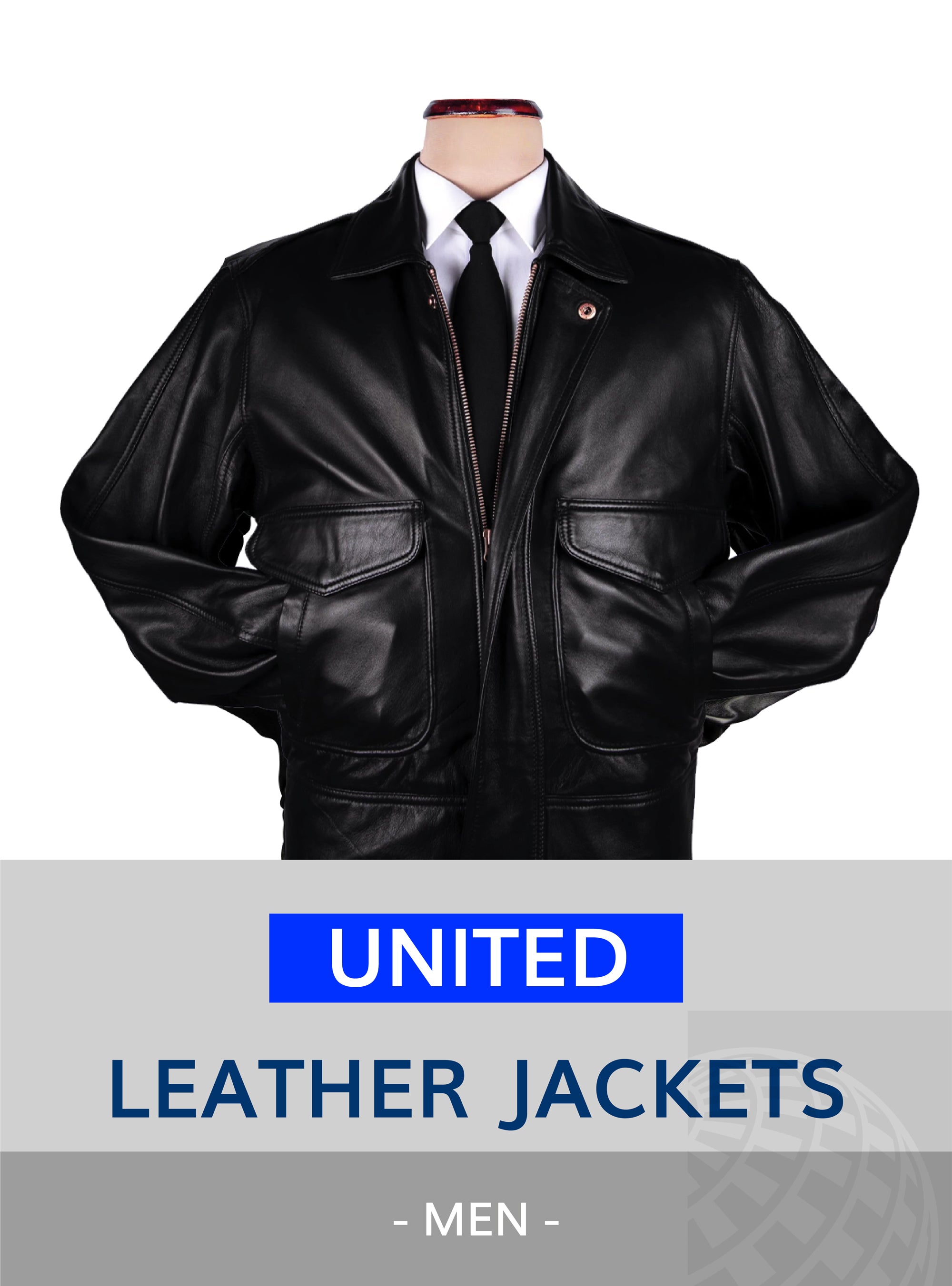 United Leather Jacket for men