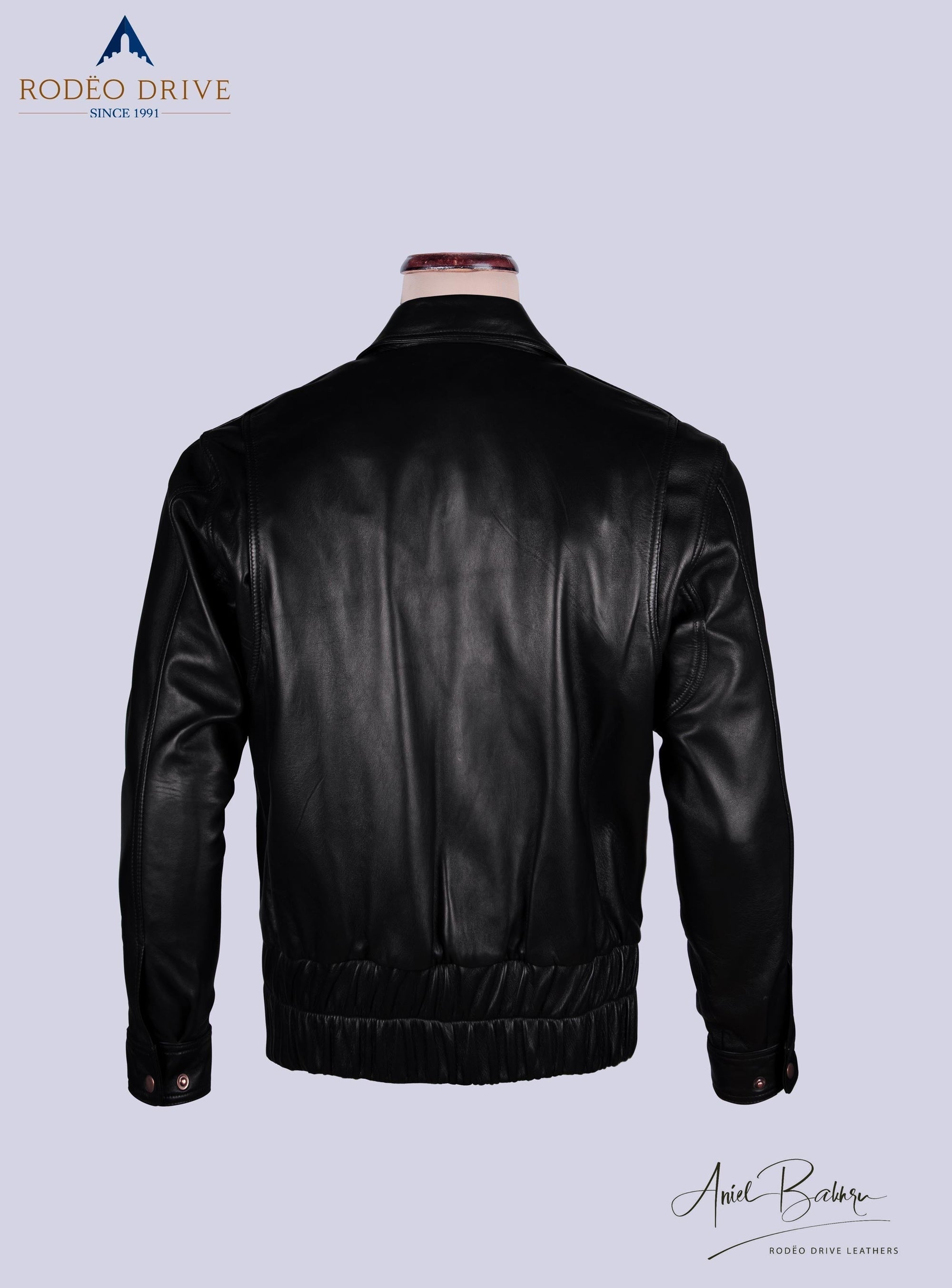 Back view of United Leather Jacket for women