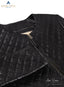 front image of black CHANNEL DIAMOND STITCH JACKET