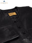 Front image of  black CLASSIC CHANNEL JACKET. It is  has  crew neck