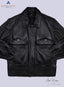 jacket pocket of All Airlines leather jacket for women