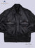 jacket pocket of All Airlines leather jacket for women