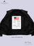 US Air Force Blood Chit at the inside back of All Airlines leather jacket for women