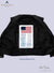 US Navy Blood Chit at the inside back of All Airlines leather jacket for women
