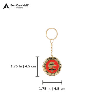 ANA BRASS BAG TAG - KEY HOLDER