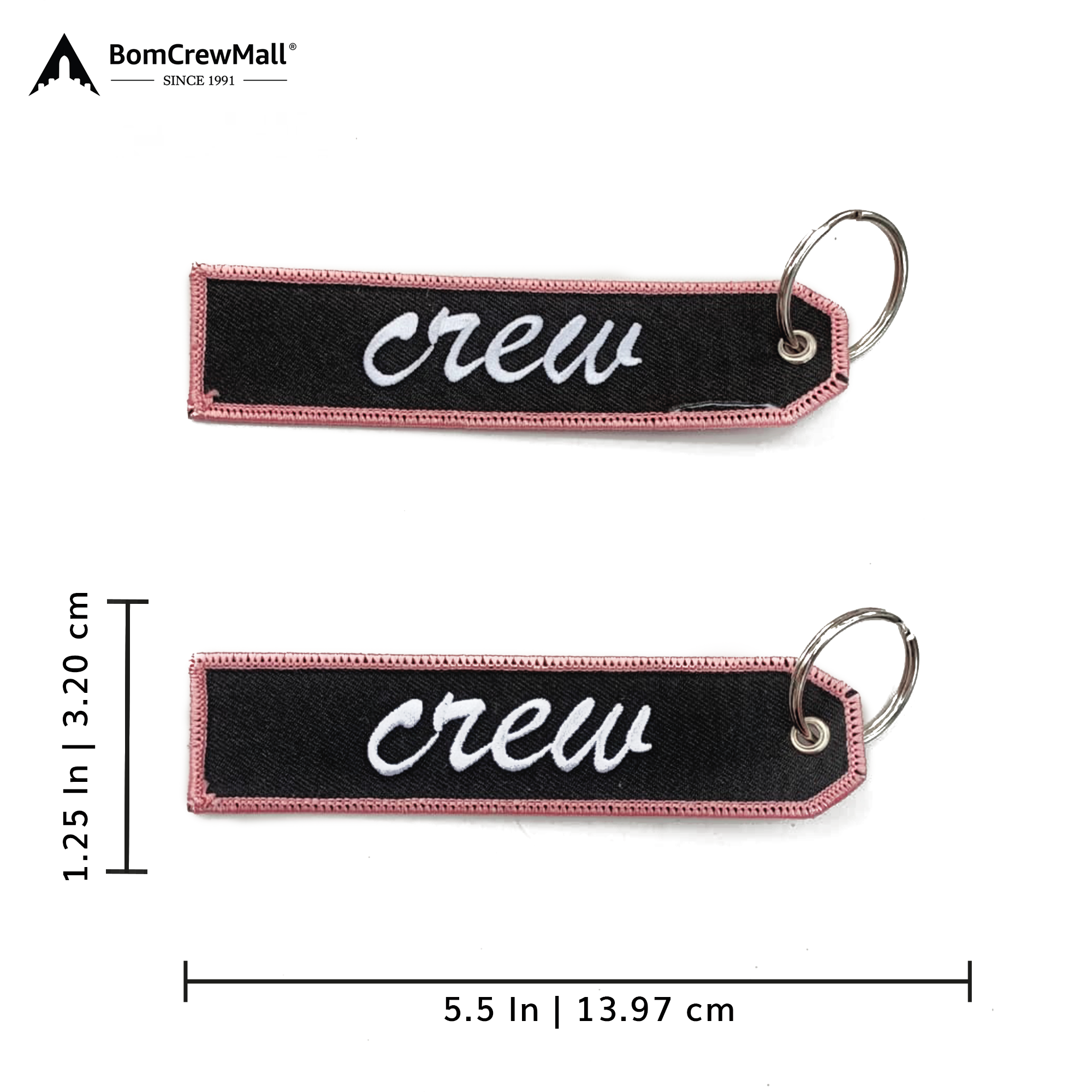 CREW EMBROIDERY BAG TAG