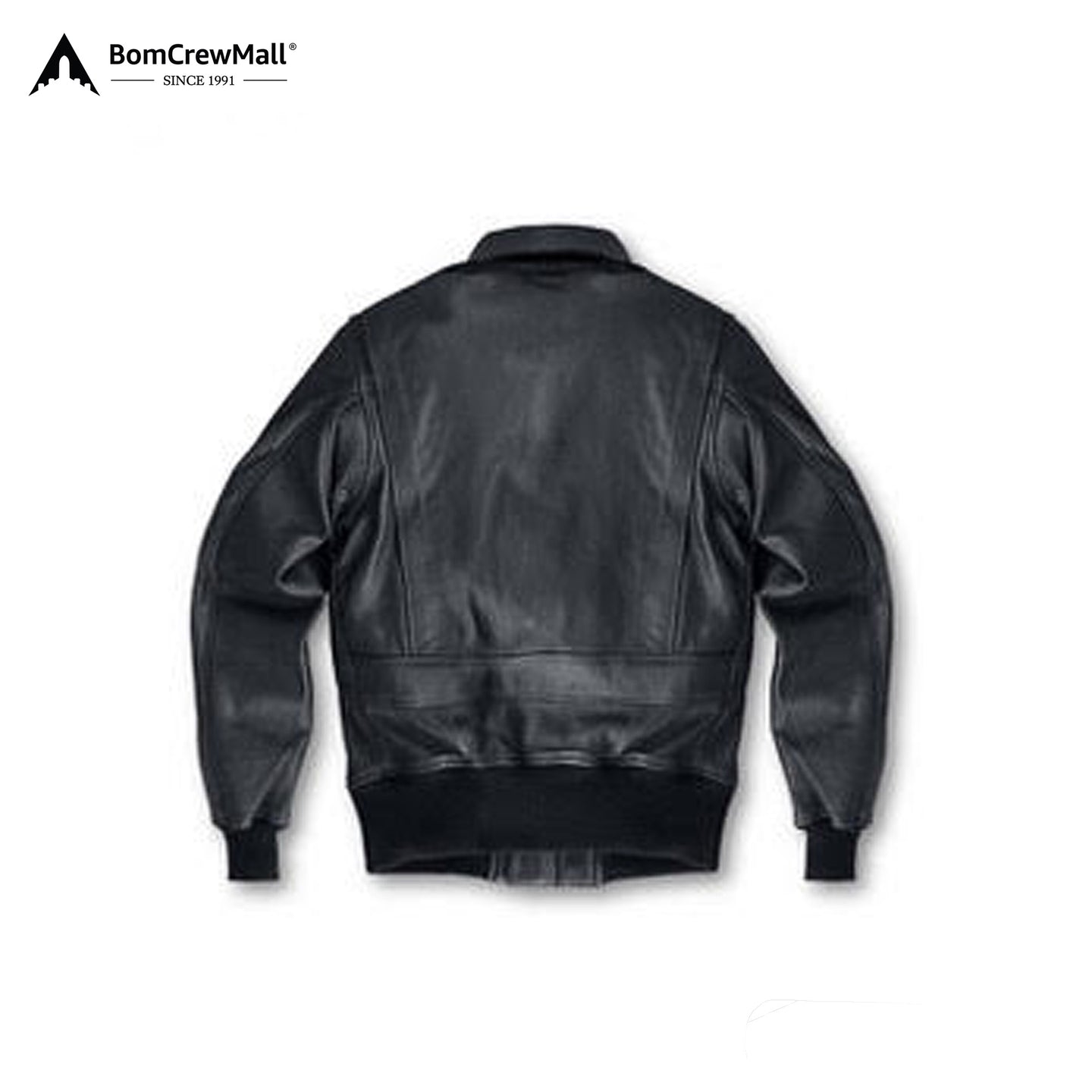 Navy jacket rear view