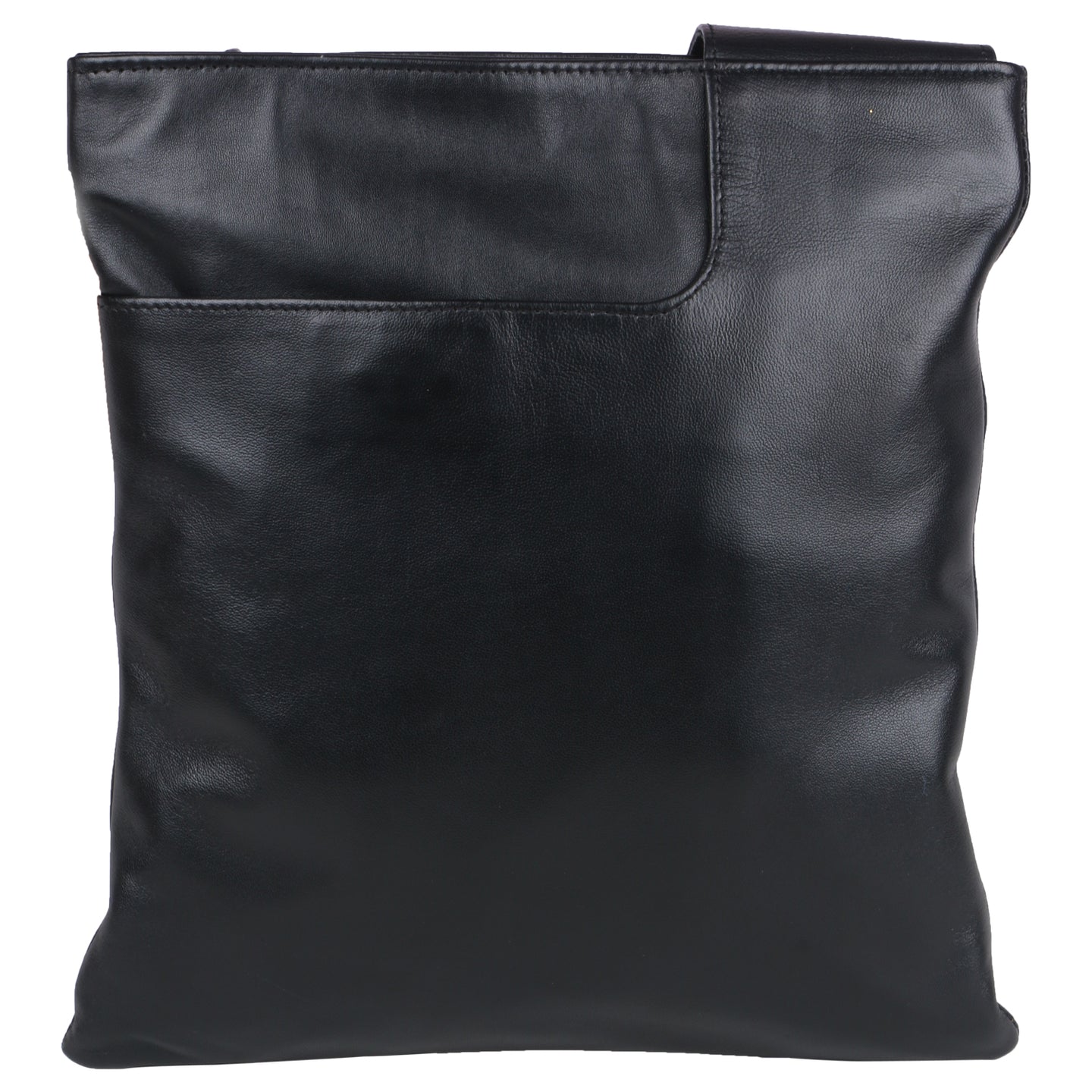 Back side image of FLAT CROSS BODY HAND BAG