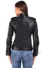 back side image of GREASE PERFECTO BIKER JACKET WOMENS