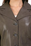 Close neck view of DUSSELDORF CAR COAT