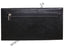 back view of black ENVELOPE WALLET. It has a zip in the back
