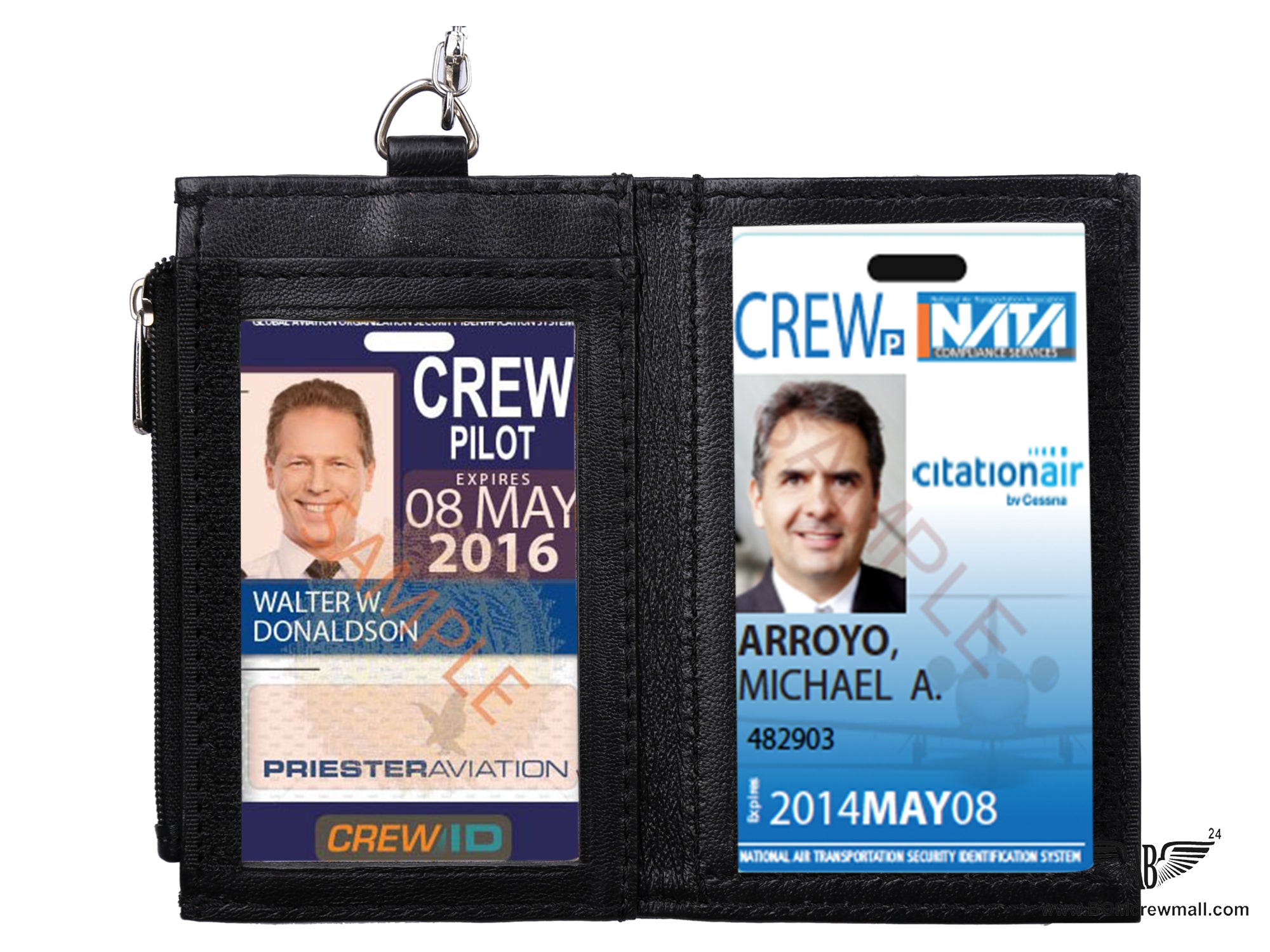 open view of MULTI ID BADGE HOLDER