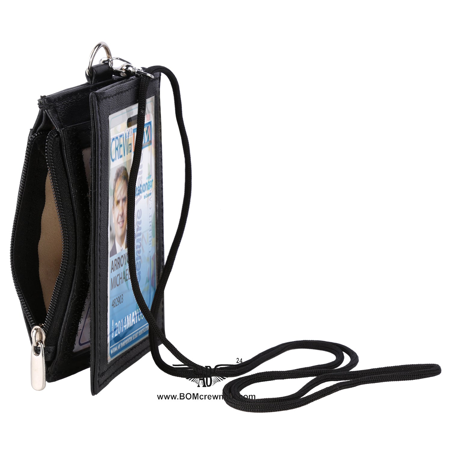 side view of MULTI ID BADGE HOLDER