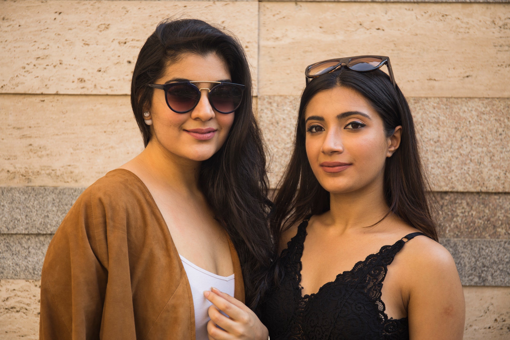 SUEDE LEATHER PONCHO worn by WOMEN