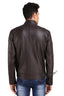 Back side image of BELSTAF BIKER FASHION JACKET MENS.