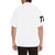 Image displays rear view of white shirt