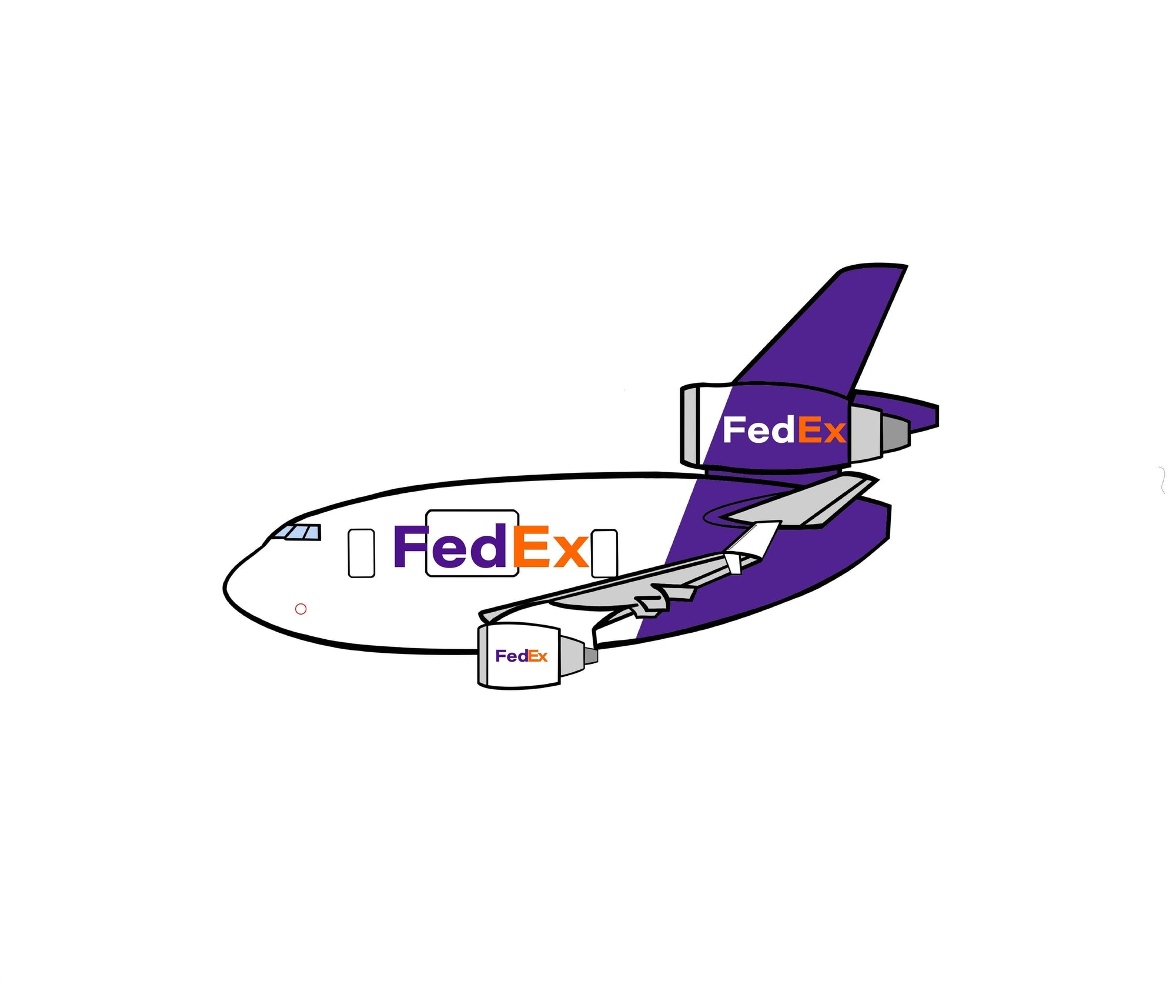FedEx Plane image