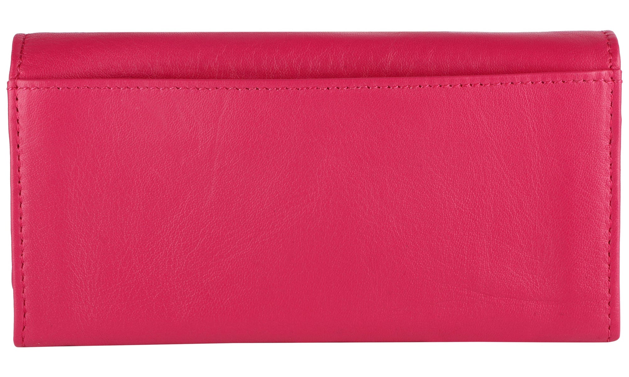 Upside down view of  pink WOMENS WALLET
