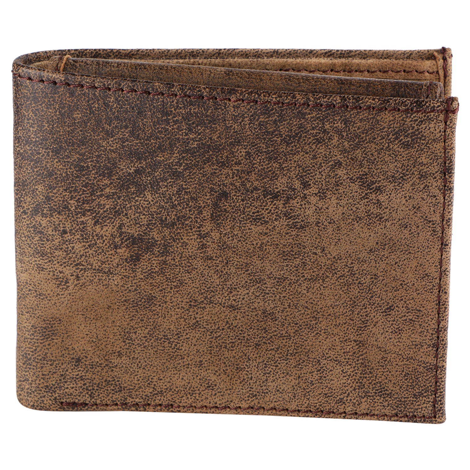 Front image of brown FRED HESS MENS WALLET