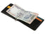 Open inside image of MONEY CLIP COMBAT WALLET.  money is neatly tucked inside it