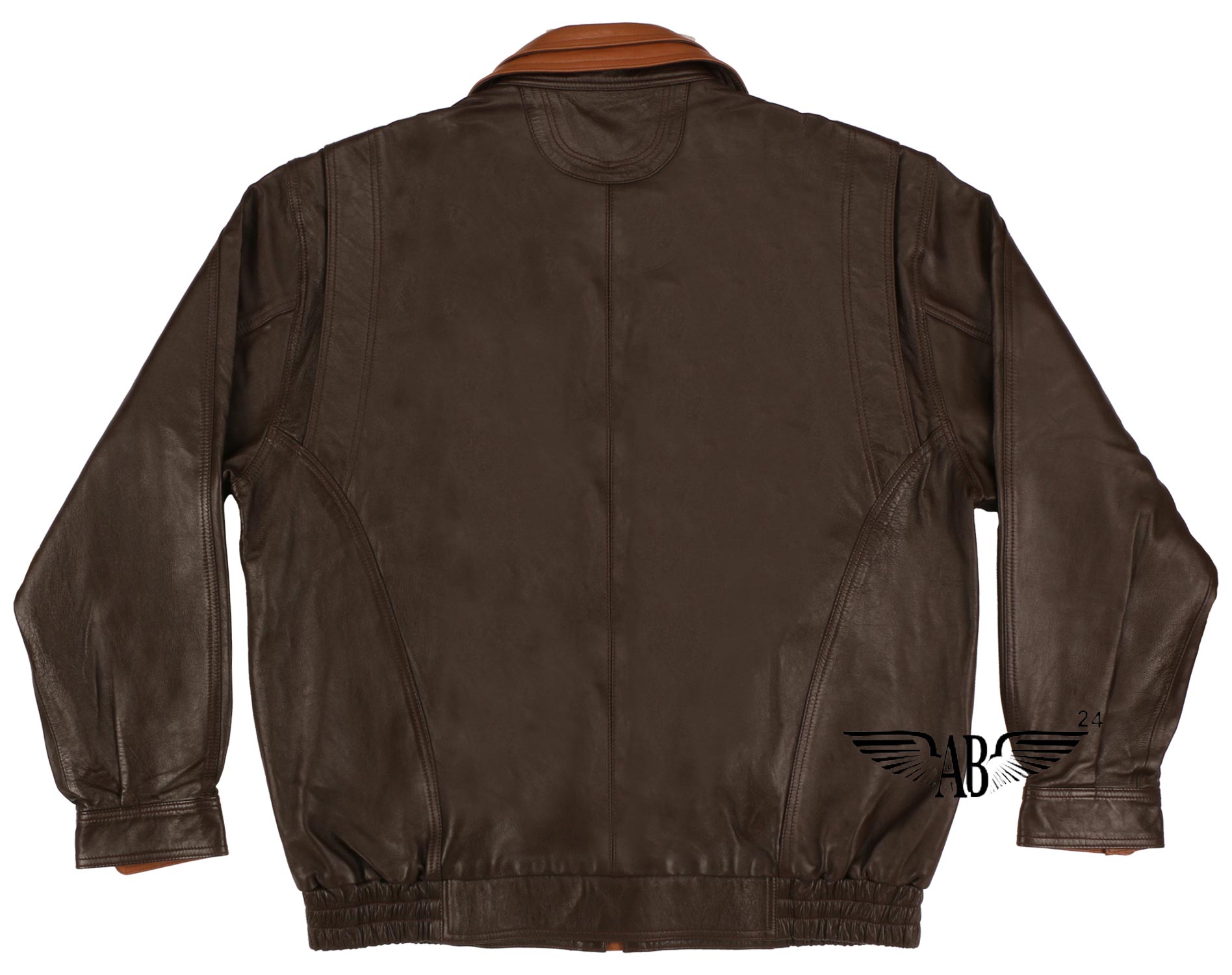 Back side image of  2 Color Bomber Jacket