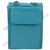 Front image of blue color MULTI POCKET CROSS BODY HAND BAG. Front flap is closed