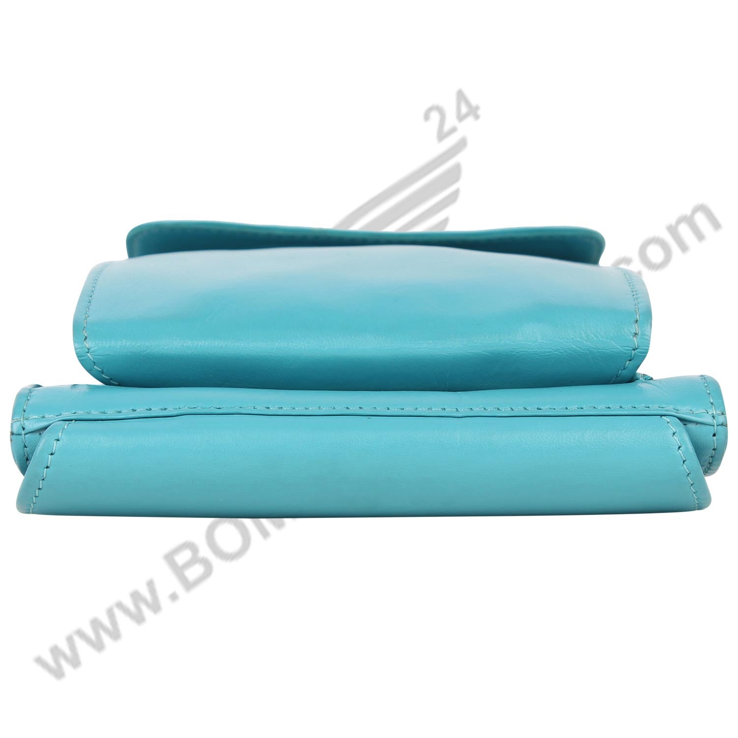 bottom view of MULTI POCKET CROSS BODY  HAND BAG. It is quiet broad and look spacious.