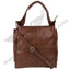 Front image of brown FER GAMO HAND BAG