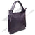 side image of purple FER GAMO HAND BAG