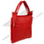 Side image of red  FER GAMO HAND BAG