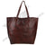 front image of brown LUFT SHOPPING BAG. Its handle is visible upright
