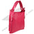 Side image of light pink FER GAMO HAND BAG