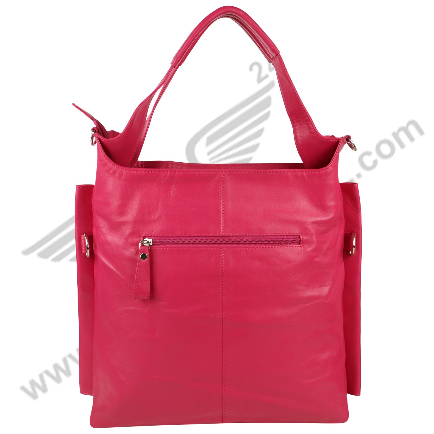 Pink FER GAMO HAND BAG with straps.