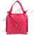 Front view of pink FER GAMO HAND BAG