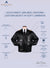 anatomy of southwest airlines uniform - leather jacket in soft lambskin