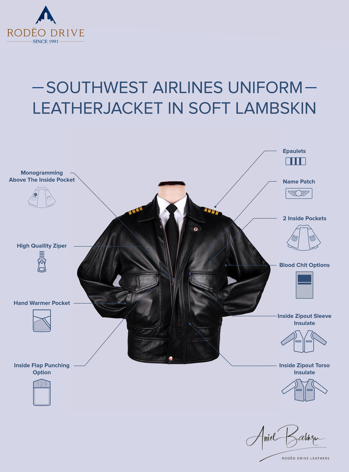 Airline pilot outlet jacket