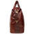 Sleek side image of brown CARRY ON TOTE SAA-SMALL